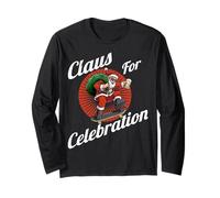 Noël pour la célébration de Noël Père Noël Famille Manche Longue