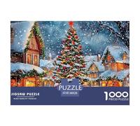 Noël Puzzle 1000 Pièces - Cadeau Parfait pour Les Amoureux De Puzzles, Carton Premium, Boîte Collector, 38x26cm/1000pcs