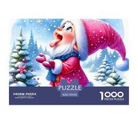 Noël Puzzle 1000 Pièces - Puzzle Cozy Soir D’Hiver, Carton Premium, Challenge en Duo, Poster pour Déco, 70x50cm/1000pcs