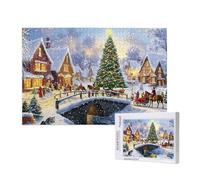 Noël Puzzle 5000 Pièces Adultes Puzzle Rue Classique, DIY Activite Manuelle Adulte, Puzzles de Jeu Stimulants, Puzzles Impossible, Enjoy Activités de défi Familial pour Ies Soirées de Jeu,p827t