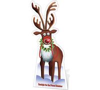 Noël Représentant en carton Rudolph the Red Nosed Reindeer