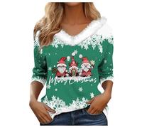 Noel Rigolo,Tee-Shirts Polyvalents Hiver en Polaire Douce avec imprimé Festif et Coupe Confort pour activités Quotidiennes idéal Les Moments cocooning fêtes