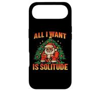 Noël, Solitude, Vacances introverties, ermite, père Noël Coque pour iPhone Air