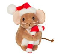 Noël Souris Avec Bonbons Canne Par Teddy Hermann - Peluche - 11cm - 94616