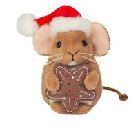 Noël Souris Avec Étoile Cookie Par Teddy Hermann - Peluche - 11cm -94615
