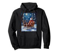 Noël Souris traîneau Renne Vacances Hiver Neige Sweat à Capuche