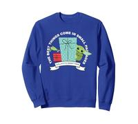 Noël Star Wars The Mandalorian Galaxy's Greetings Sweatshirt, Unisexe pour Adultes, Bleu Royal, S
