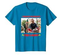 Noël Ted Lasso I Believe in Believe T-Shirt, Enfant, Saphir, 4 Ans