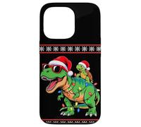 Noël Tortue de Mer T-Rex Dinosaure Tyrannosaure Rex Tortues Coque pour iPhone 13 Pro