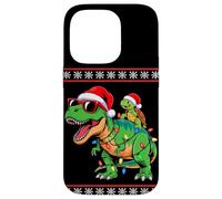 Noël Tortue de Mer T-Rex Dinosaure Tyrannosaure Rex Tortues Coque pour iPhone 14 Pro
