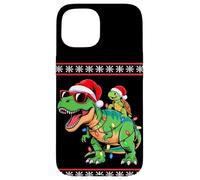 Noël Tortue de Mer T-Rex Dinosaure Tyrannosaure Rex Tortues Coque pour iPhone 15