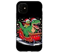 Noël Tortue De Mer Traîneau T-Rex Dinosaure Tortues Coque pour iPhone 11