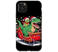 Noël Tortue De Mer Traîneau T-Rex Dinosaure Tortues Coque pour iPhone 11 Pro Max