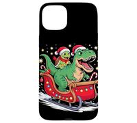 Noël Tortue De Mer Traîneau T-Rex Dinosaure Tortues Coque pour iPhone 15 Plus