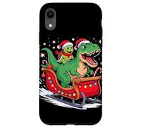 Noël Tortue De Mer Traîneau T-Rex Dinosaure Tortues Coque pour iPhone XR