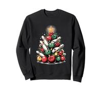 Noël : Un Arbre de Bowling Fait des grèves Sweatshirt