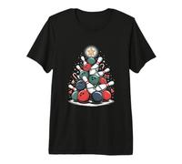 Noël : Un Arbre de Bowling Fait des grèves T-Shirt Haut de Gamme