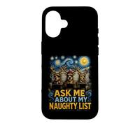 Noël : Van Gogh, interrogez-Moi sur Naughty List Christmas Coque pour iPhone 16