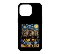 Noël : Van Gogh, interrogez-Moi sur Naughty List Christmas Coque pour iPhone 16 Pro
