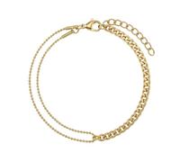 Noelani - Bracelet pour Femme en Acier inoxydable - Plaqué Or/Doré - NOE-B0009