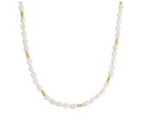 NOELANI - Collier pour Femme en Argent 925 - Plaqué Or/Doré - Avec Perles - NOE-N0027