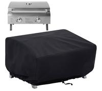 NOELIFE Housse de barbecue de table de 61 cm pour Cuisinart CGG-306/CGG-059A/ CGG-059, Pit Boss 75275/PB336GS/PB100P1, accessoires de barbecue d'extérieur étanches, noir (housse uniquement)