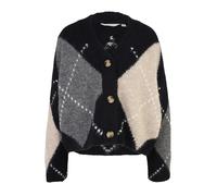 Noella Cardigan 'Laiana' beige / bleu marine / gris chiné, Taille L-XL