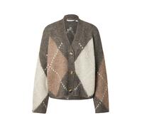 Noella Cardigan 'Laiana' sépia / noisette / blanc, Taille S-M