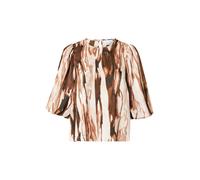 Noella Chemisier 'Shelly' beige / crème / marron, Taille S