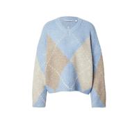 Noella Pull-over oversize 'Lai' crème / mastic / bleu ciel / blanc cassé, Taille L-XL