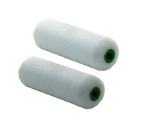 Nölle 10705120 Rouleau de peinture superfine en Mousse, Vert/blanc, 10 cm, Set de 2 Pièces