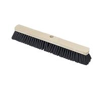 Nölle 236600 Balai de salle en Crin/Cheveux synthétiques, Beige/noir, 60 cm