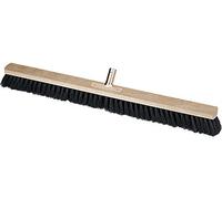 Nölle 236903 Balai de salle en Crin/Cheveux synthétiques, Beige/noir, 100 cm