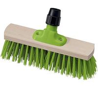 Nölle 243083 Prestige Balai à gratter en Elaston/Fil métallique, Beige/vert, 29 cm