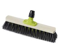 Nölle Balai de rue Prestige poils X élaston/hêtre 40cm, noir/naturel