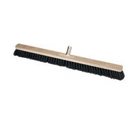 Nölle 236903 Balai de salle en Crin/Cheveux synthétiques, Beige/noir, 100 cm