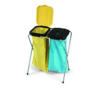 Nölle Nölle Collecteur de déchets 2x120 l avec couvercle noir/jaune Quantité:1