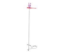 NOENNULL 10 Pcs Libellule Jardin Pieux, Clips de Colibri, Extérieur Animal Mouche Dissuadant pour Cerf, Cheval, Oiseau, Dispositifs de Frayeur, Décor Intérieur Extérieur pour Cour, (Rouge)