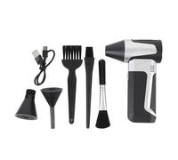 NOENNULL 130 000 TR/Min Ventilateur Violent à Grande Vitesse avec 3 Buses, Soufflant Rechargeable pour Clavier, électronique, Voiture, Séchage pour Animaux de Compagnie avec Moteur