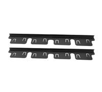 NOENNULL 2 Paires de Couvercles D'écart de Cuisinière, Protecteur D'écart de Cuisinière Réglable pour Couvercle de de Cuisine, Remplissage de Rétractable en Acier Inoxydable pour Cuisinières de