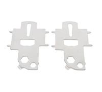 NOENNULL 2 Pièces Plaque de Remplissage de Pont Bouton Clavier Patio Outil clé en Acier Inoxydable Réservoir d'eau de Gaz clé de Remplissage de Pont Outil Bouteille Ouvre-Bouteille pour Bateau Marin