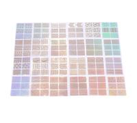 NOENNULL 24 Feuilles D'Autocollants pour Ongles de la Saint-Valentin, Autocollants pour Nail Art, Décalcomanies de Transfert D'ongles Creux, Accessoires de Manucure, Décoration, Décorations