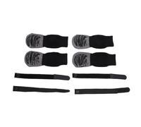 NOENNULL 4 Paires Chaussettes pour Chiens avec des Bottines de Pluie sans Glissement pour Petits Chats de Chiens Moyens, des Protecteurs de Pieds en Coton Confortables pour Une (L)