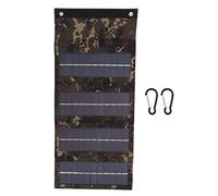 NOENNULL 40W 4x Sac de Chargement de Panneau Solaire, Sac Pliable, Chargeur de Panneau Solaire Monocristallin Pliable pour L'extérieur, le Camping, la Randonnée, le Chargement D'urgence (Camouflage)
