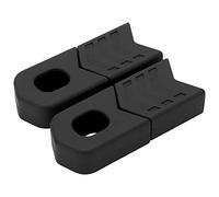 NOENNULL 4pcs Bike Crank Protector Caps Silicone Crankset Armor for DH FR AM XC Bikes, Universal Crank Boot Covers (Noir)