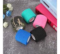 NOENNULL 5 Pièces Bandage de Couverture de Poignée de Tatouage Auto-adhésif Jetable pour Enveloppe de Stylo de Tatouage, Bonne perméabilité à L'air, Bandage Auto-adhésif élastique pour la Protection