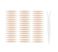 NOENNULL 72 Paires de Bandes à Double Paupière Non Irritantes, Autocollants pour Paupières Respirants, Antiallergiques et Auto-adhésifs (1302 modèle de couleur de peau)