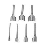 NOENNULL 7pcs Diy en Cuir Artisanat Punch Set, Kit D'outils de Coupe-ceinture à Demi-ceinture (10-40 mm) pour la Couture en Cuir, Punchs à Terrassement pour Fabrication et Réparation de