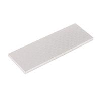 NOENNULL Aiguiseur de Couteaux Double Face en Diamant, Pierre à Aiguiser Grain 400/1000 pour L'entretien des Outils de Cuisine, Forme Nid D'abeille Argent 8,1x2,8x0,3 Pouces