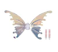 NOENNULL Ailes Battantes électriques - Ailes de Fées Mobiles à Batterie avec des Lumières LED pour Les Costumes, Les Fêtes D'habillage, Les Halloween, Les Cosplays et Les Accessoires